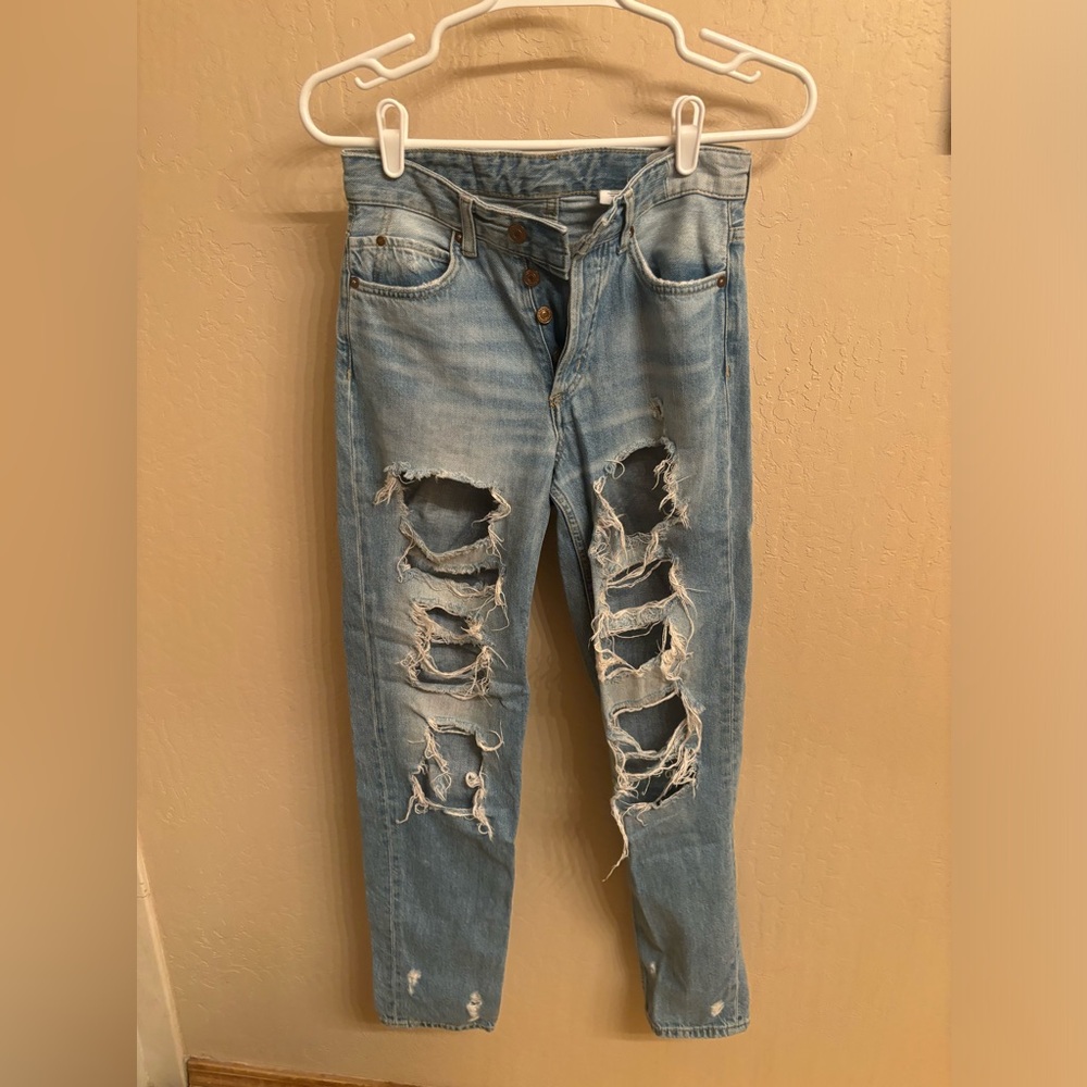 Denim Boyfriend Jeans Size 0
